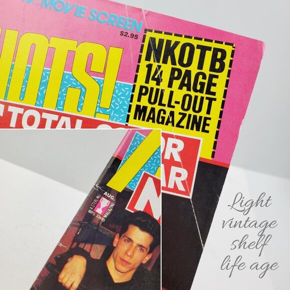 Pop Shots New Kids on Block Magazine Fresh Prince Paula Abdul Aug. 1990 Unread - Picture 8 of 10